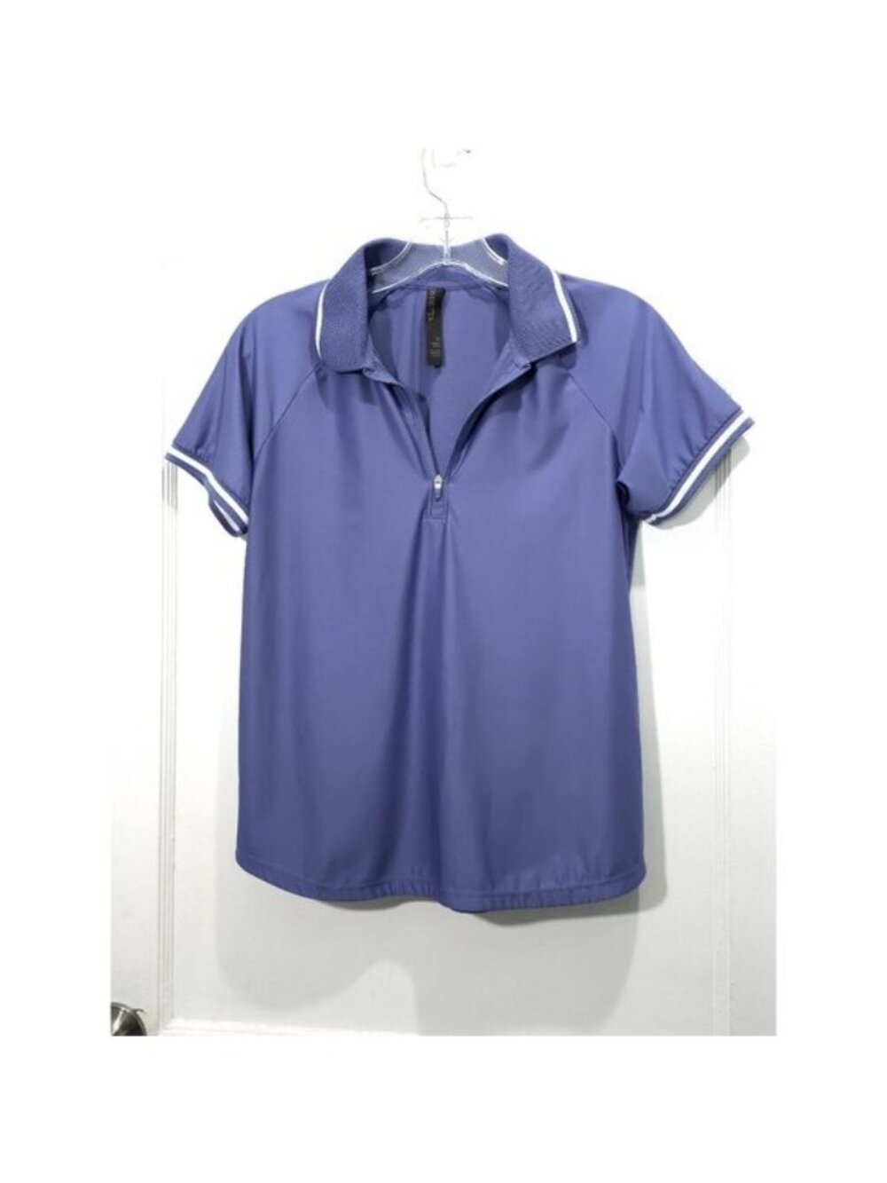 Mondetta Women's Golf Shirt Collared Short Sleeve 1/4 Zipper - Picture 9 of 10
